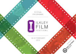 Brochure - Ilkley Film Festival