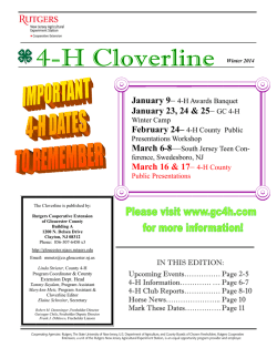 Winter 2015 - Cooperative Extension of Gloucester County