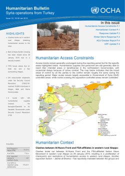 20150130_Humanitarian Bulletin_Issue#12