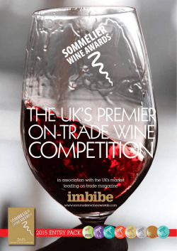 SWA information - Sommelier Wine Awards