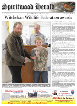Witchekan Wildlife Federation awards