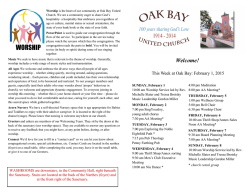 Connection - Oak Bay United Church