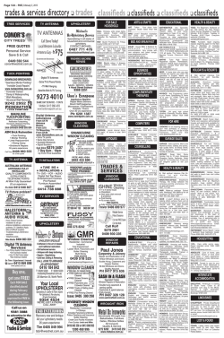 classifieds - Post Newspapers