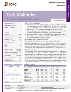 Tech Mahindra - Business Standard