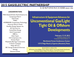Preliminary Agenda - Gas/Electric Partnership
