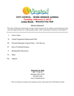 City Council Packet February 3, 2015