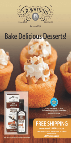 Bake Delicious Desserts! FREE SHIPPING