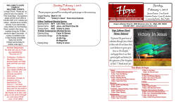 Victory In Jesus - Hope Lutheran Church