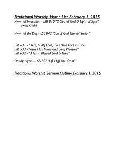 weekly sermon/hymn listpages