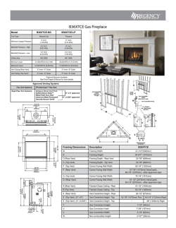 B36XTCE Gas Fireplace - Regency Fireplace Products