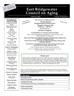 East Bridgewater Council on Aging
