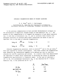 Tetrahedron Letters No. 36, pp 3315