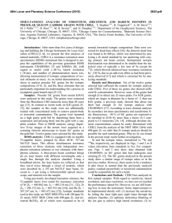 Simultaneous Analysis of Strontium, Zirconium, and Barium Isotopes