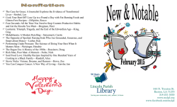 to view the February 2015 new books list.