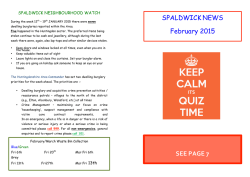 Feb 2015 - SPALDWICK Website
