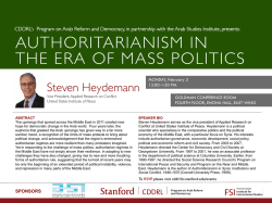 authoritarianism in the era of mass politics