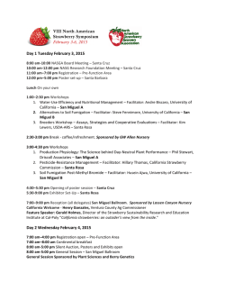Download the Full Program - North American Strawberry Growers