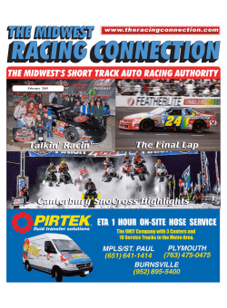 2015 February Issue - The Midwest Racing Connection