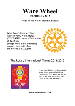 Ware Wheel - The Rotary Club of Ware