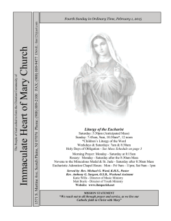 Immaculate Heart of Mary Church - John Patrick Publishing Company