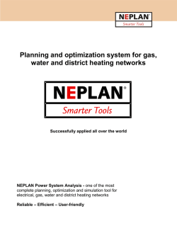 NEPLAN Gas / Water / Heating download PDF