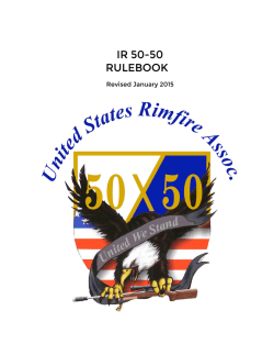 rulebook - USRA IR50/50