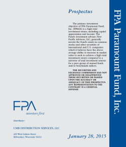 FPA Paramount Fund, Inc.