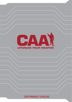 2015 PRODUCT CATALOG - Command Arms Accessories