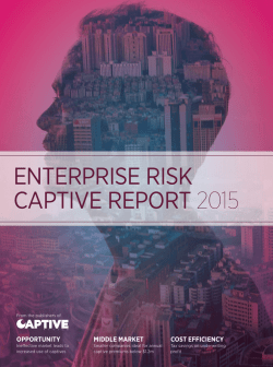 enterprise risk captive report 2015