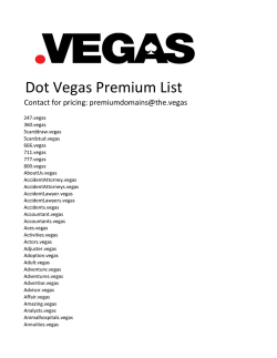 Dot Vegas Premium List