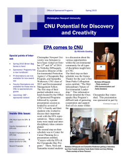 CNU Potential for Discovery and Creativity