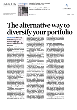 The alternative way to diversify your portfolio