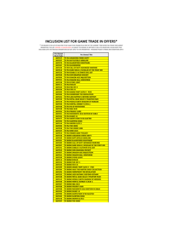 View Full List of included games here. - JB Hi-Fi