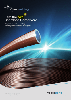 I am the Nr.1 Seamless Cored Wire