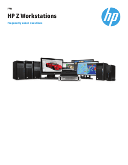 HP Z Workstations