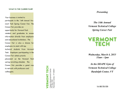 here - Vermont Technical College