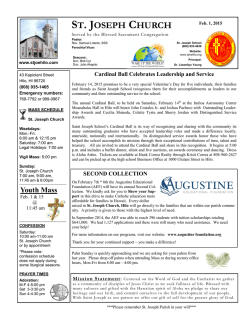 Bulletin - St. Joseph Catholic Church, Hilo