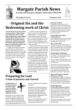 Margate Parish News - St Austin and St Gregory, Margate, with St