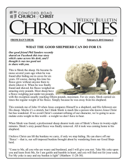 Weekly Chronicle - Concord Road Church of Christ