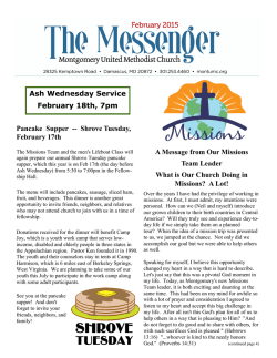 The Messenger – February 2015