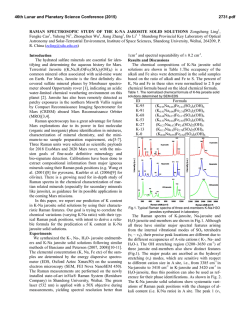 Raman Spectroscopic Study of the K