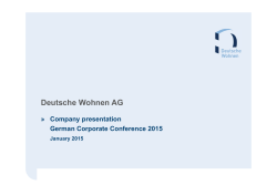 Deutsche Wohnen AG - Investor Relations