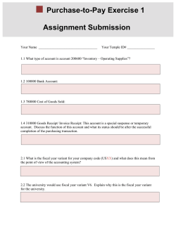Exercise 1: Submission Template