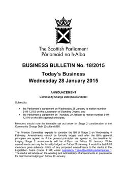 Business Bulletin: Section A (271KB pdf)