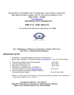 information booklet pre pg test 2014-15