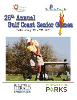 26th Annual Gulf Coast Senior Games