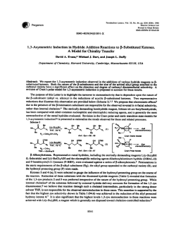 1,3-Asymmetric Induction in Hydride Addition Reactions to P