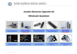Innokin Electronic Cigarette Kit Wholesale Quotation