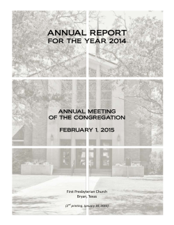 printable 2015 Annual Meeting Booklet