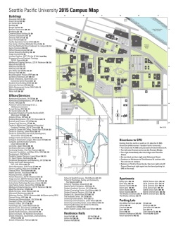Download the SPU Campus Map - Seattle Pacific University